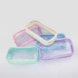 Innovative Design Keymay 2022 New in Stock Make Up Organizer Transparent Cosmetic Bag PVC Pouch