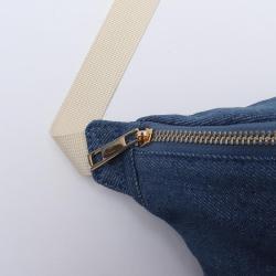 Personalized Denim Fanny Pack Cross body Waist Chest Bags Women Men Bumbags Custom Waist Belt Denim Bag Crossbody Bag