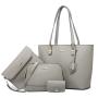 2024 New Luxury Designer Pu Leather Ladies Hand Bags Set 4 In 1 Handbag Sets trendy bags