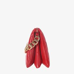 Susen Chrisbella 2022 bright PU leather chain decoration mobile phone shoulder cross body bag custom crossbody bag for women