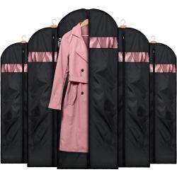 Gelory Custom Travel Lightweight Oxford Fabric Suit Bag Garment Bags for Storage Washable Suit Cover/Dresses/Suits/Coats