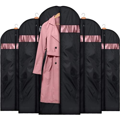 Gelory Custom Travel Lightweight Oxford Fabric Suit Bag Garment Bags for Storage Washable Suit Cover/Dresses/Suits/Coats