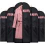 Gelory Custom Travel Lightweight Oxford Fabric Suit Bag Garment Bags for Storage Washable Suit Cover/Dresses/Suits/Coats