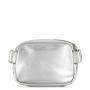 Custom Toddler Kids Purse Shoulder Bag Little Boy Girl Cute Shiny Silver Tone Logo Print Belt bag Kids Crossbody Bag
