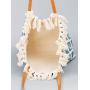 Wholesale Bohemian Tassel Fringe Large Canvas Bags Summer Bags For Women sac tendance 2024  Beach Tote Bag