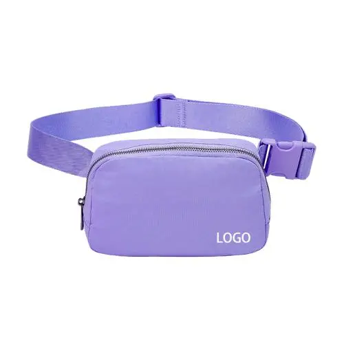 custom personalized waterproof logo waist bag popular sling pouch sac banane homme boys girls fanny packs for women men belt bag