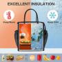 Gelory Large Insulated Lunch Bags Travel Picnic Work School Leakproof Thermal Cooler Tote Lunch Bag for Women Men