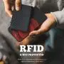 Premium Slim Minimalist Credit Card Holder Automatic Pop Up Wallet  Leather Aluminium Card Holder RFID Blocking Wallet