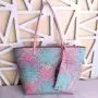 New Korean Tide Four Seasons Woven Women'S Shoulder Bag Retro Large Capacity Leisure Handbag Three-Piece Set Bag