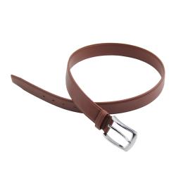 Customized no scratch casual reversible jean belts PU alloy prong belts