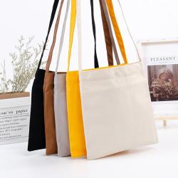 Factory Wholesale Cotton Mini Canvas Bag with Small Shoulder Sling and Magnetic Buckle for Girls in Stock