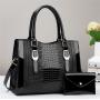 2024 Newest Women's bags 2 pieces set ladies shoulder bags High Quality designer luxury handbags for women with a wallet