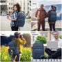 LOVEVOOK Hot Sale Waterproof Anti-Theft Travel Fashion Teenager's Bookbag School Casual Daypack Laptop Backpack with USB Port