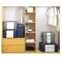 SN028 Foldable Clothes Organizer Nonwovens Storage Containers for Organizing Bedroom Closet Clothing Comforter Organization