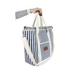Custom 600D Polyester Fabric with Leakproof PEVA Lining Insulated Picnic Cooler Bag