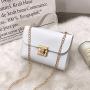 Ladies Handbags Fashion Cheap Pu Leather Women's Chain Crossbody Bag 2024 Simple and Fashionable Small Square Bag