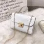 Ladies Handbags Fashion Cheap Pu Leather Women's Chain Crossbody Bag 2024 Simple and Fashionable Small Square Bag