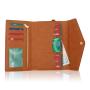 Customized Leather Cash Envelope Wallet Women Long Purse Clutch Wallet Leather Women's Long Wallet