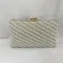 New Arrival Bridal Wedding Elegant Wholesale Fancy Colorful Rhinestones Clutch Bag Pearl Handbag Rhinestones Bags pochette femme