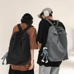 HR151 Unisex Minimalist Outdoor Backpack Nylon Solid Color Lightweight Shoulder Bag Latest Personality Boys And Girls Laptop Bag