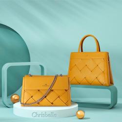 SUSEN CHRISBELLA 2022 For Women Small Chain Shoulder Bag messenger bags custom crossbody handbag bag PU Leather