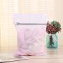 CCF679 Mesh Laundry Bag Machine Washable Drawstring Design Travel Mesh Laundry Wash Bags For Blouse Travel Storage Organize Bag