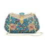 Hot selling Blue  Crystal Gown Rhinestone Purse Dress Elegant Clutches Banquet Stone Evening Clutch bags for women