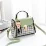Private label trapezoid envelope shoulder fashion tote handbag design latest office tote bag leather bag handbags for women