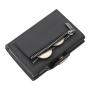 Wholesale Rfid Aluminum Card Holder Wallet Leather Aluminum Card Holder Metal Wallet