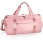 Custom Logo Small Gym Bag Women Sports Travel Duffel Bags Weekender Overnight Bag with Wet Pocket and Shoes Compartment