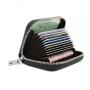 OEM/ODM Titular De La Tarjeta Pebble Leather Mens Rfid Blocking Credit Card Holder Wallets For Women Manufacturer