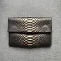 Custom Luxury Handmade Real Genuine Snake Skin Leather Evening Clutch Bag Envelope Clutch Hand Bags Purses Sac A Main Femme