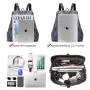LOVEVOOK brand designer High Quality PU leather backpacks ladies messenger bags purses women geometric luminous backpack set