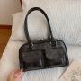 2024 New minimalist and fashionable one shoulder niche large capacity handbag