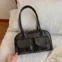 2024 New minimalist and fashionable one shoulder niche large capacity handbag