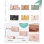 SUSEN Chrisbella Custom pu vegen leather clutch bags weave folds sling shoulder ladies Leather  crossbody bag