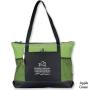 Gelory New Select Zippered Tote Bag Polyester Carry Bag W/mesh Attractive Style Water Bottle Pocket