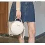 Small Round Bags Cheap New Design Ladies Sling Shoulder Bag Pu Leather Women Messenger Bag Luxury Purses Handbag for Women