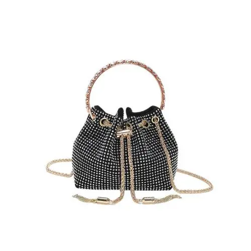 Diamond Embedded Bucket Chain Bag Ladies Women Fashion Handbags Bag Wholesale Handbag Factory Designer Shoulder Bags