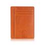 Custom brand Slim Minimalist Front Pocket RFID Blocking Leather Wallets for Men and Women Credit Card Holder