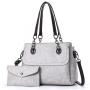 ZR646 Women Bag New Fashion Sets Of Mother Bag Ladies Retro PU Large Capacity Shoulder Handheld Cover Type Crossbody Bucket Bag