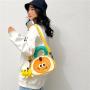 Cute cartoon ita bag crossbody clear window custom shape ita bag