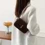 New fashionable high-end niche simple one shoulder crossbody bag