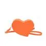 Heart Shape Designer Handbag Wholesale Pure Color Shoulder Bag Leather All Seasons Bags For Women