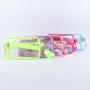 Custom Candy Color PVC Waterproof Stadium Approved Clear Crossbody Belt Bag Women Transparent Sling Fanny Pack Waist Bag