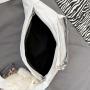 PVC transparent window pin display chest bag waist bag custom ita bag manufacturer