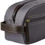 Custom Men's Toiletry Bag Canvas Travel Kit Organizer Wash Waterproof Portable Makeup Bag