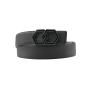 Customized leather belt removable buckle branded reversible genuine leather belts for men