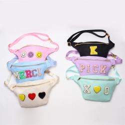 Custom Logo Waterproof Unisex Nylon Sport Chest Belt Bum Pouch Men Waist Bag Women Fanny Pack Crossbody Bag