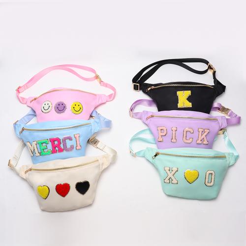 Custom Logo Waterproof Unisex Nylon Sport Chest Belt Bum Pouch Men Waist Bag Women Fanny Pack Crossbody Bag